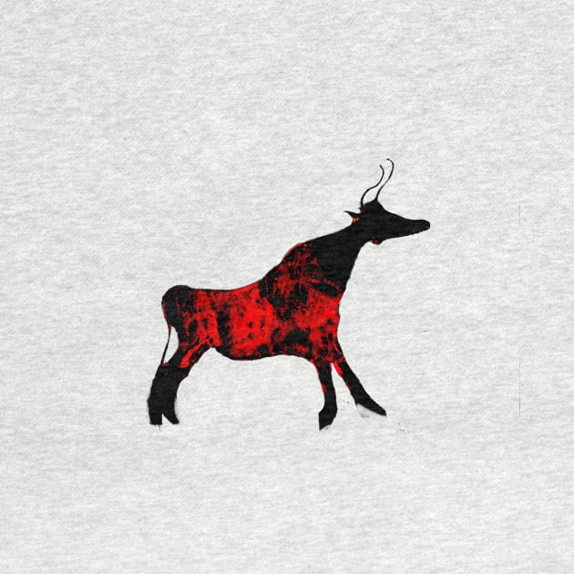 Black-Head Lascaux Cow by mindprintz